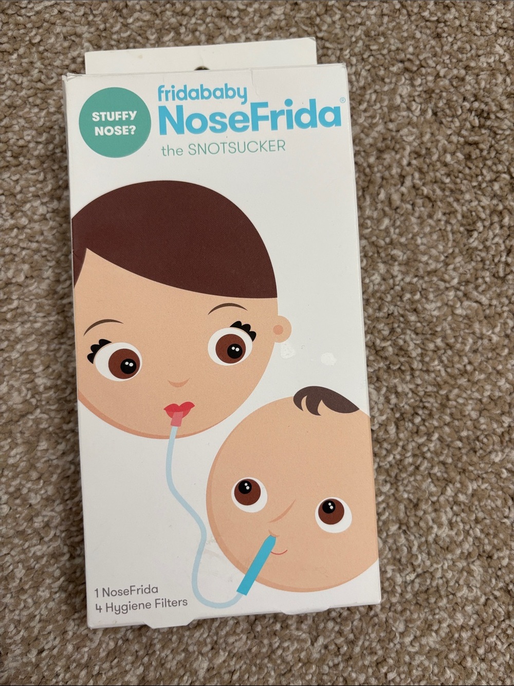 fridababy NoseFrida Nasal Aspirator for Kids - White/Blue